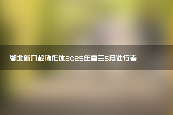 湖北新八校协作体2025年高三5月壮行考试试题及答案汇总