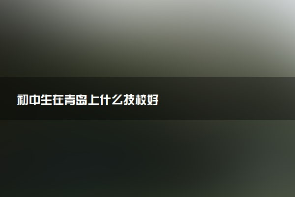 初中生在青岛上什么技校好