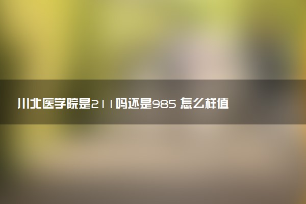 川北医学院是211吗还是985 怎么样值得读吗及学长学姐评价