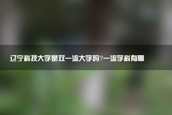 辽宁科技大学是双一流大学吗？一流学科有哪些及历年分数线位次